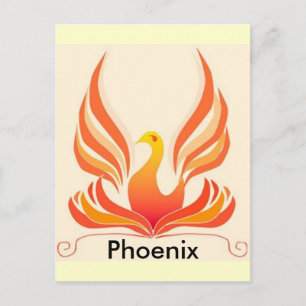 Phoenixvogel Postkarte