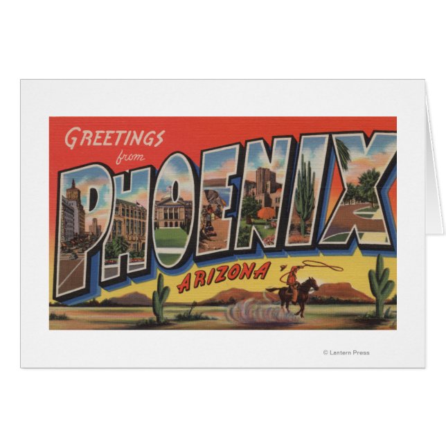 Phoeniz, Arizona - Große Buchstabenszenen (Vorderseite (Horizontal))