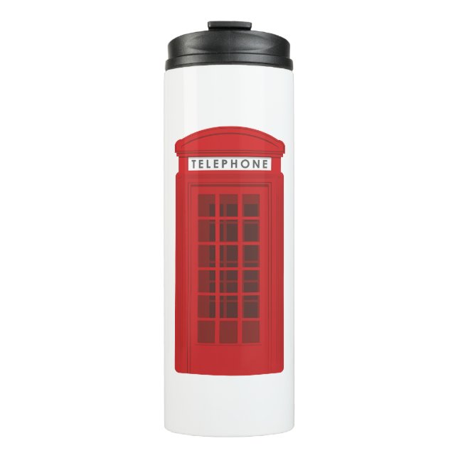 Phone Box Thermosbecher (Vorderseite)