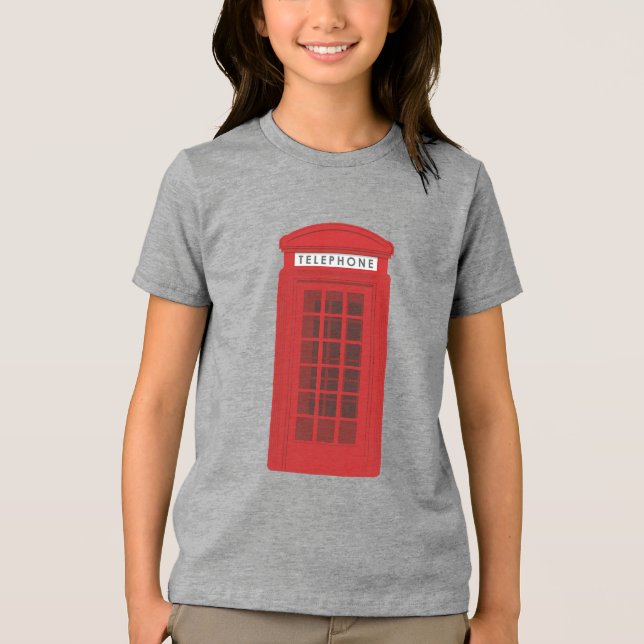 Phone Box Tri-Blend Shirt (Vorderseite)