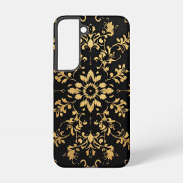 Phone case black yellow pattern style  samsung galaxy hülle