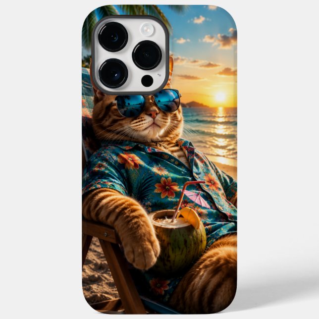 Phone Case - Funny Cat v4.04 (Rückseite)