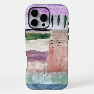 PHONE CASE - Landscape with Poplars" Paul Klee Art iPhone 16 Pro Max Hülle