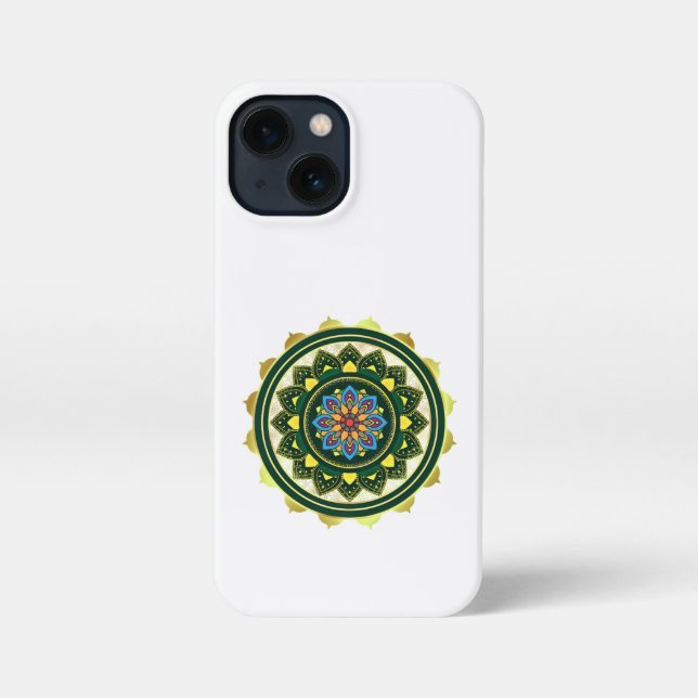 Phone Case mandala design iPhone Hülle (Rückseite)