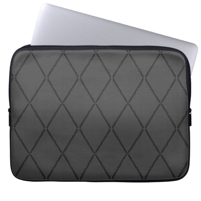 Phone Cords Tablet Case (Gray & Black) (Vorderseite)