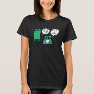 Phone Puns Jokes Spaß T-Shirt