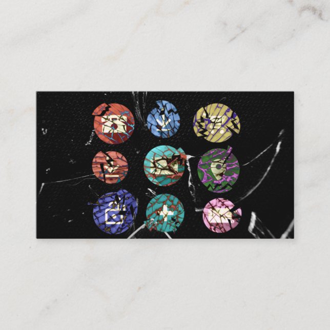 Phone Screen Repair Service - buiness card Visitenkarte (Vorderseite)