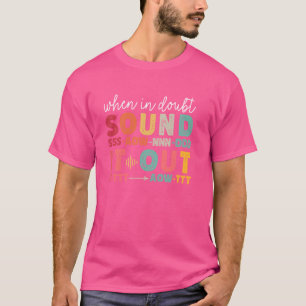 Phonemic Awareness Phonics Teacher Retro Science T-Shirt