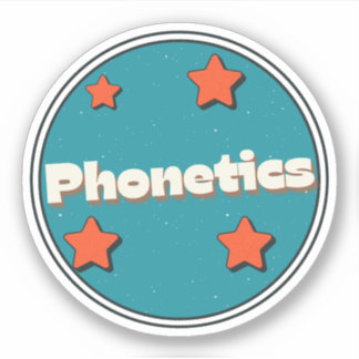 Phonetik Aufkleber