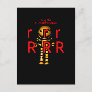 Phonik-Postkarte oder Taschenkarte Postkarte