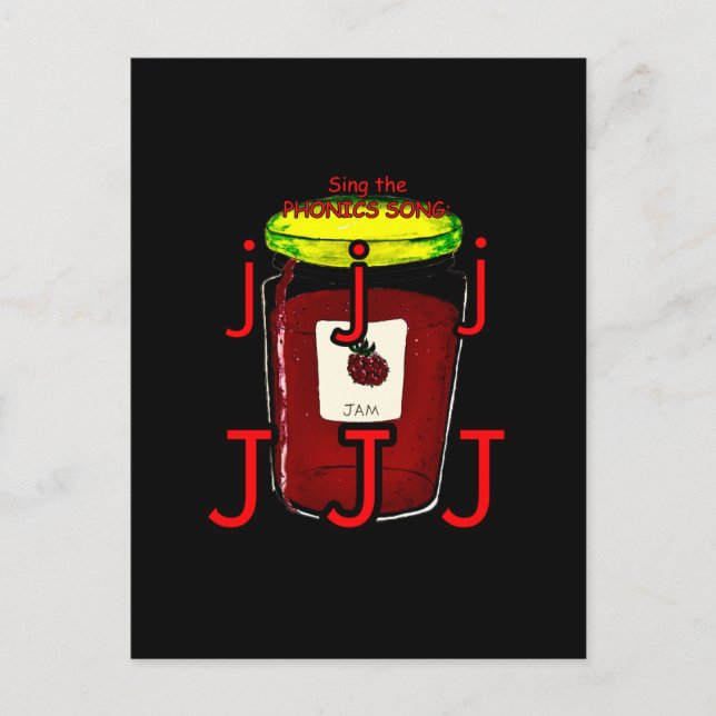 Phonik-Postkarte oder Taschenkarte Postkarte (Vorderseite)