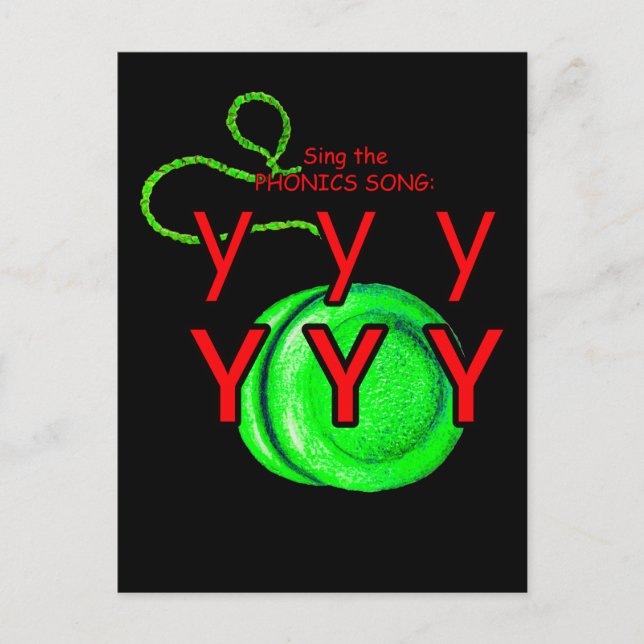 Phonik-Postkarte oder Taschenkarte Postkarte (Vorderseite)