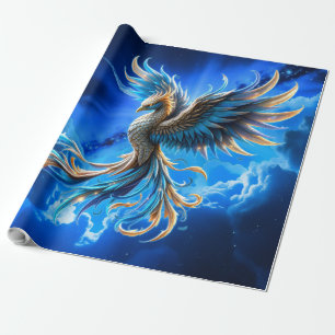 Phönix der Saphir-Dämmerung Geschenkpapier