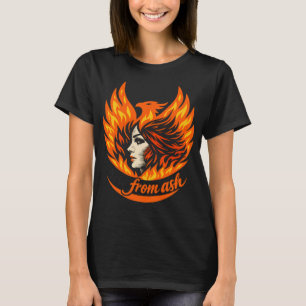 Phönix-Frau aus der Asche auferstehen - Wiedergebu T-Shirt