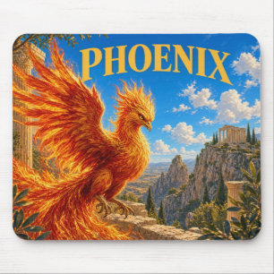 Phönix, Gothic Fantasy Monster Mousepad