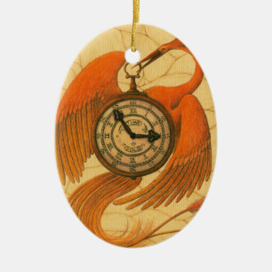Phönix Keramikornament