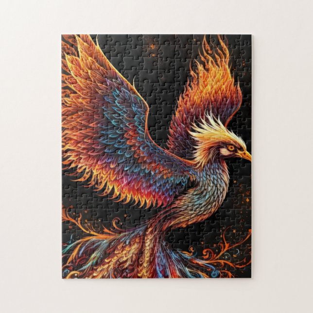 Phönix Vogel Puzzle (Vertikal)