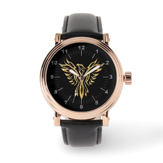 Phönixvogel Armbanduhr (Vorderseite)