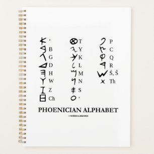 Phönizische Alphabet-Linguistik-Kryptographie Planer