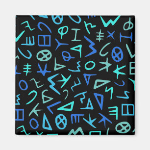 Phönizisches Alphabet Magnet
