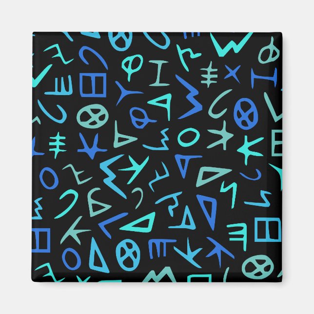 Phönizisches Alphabet Magnet (Vorne)