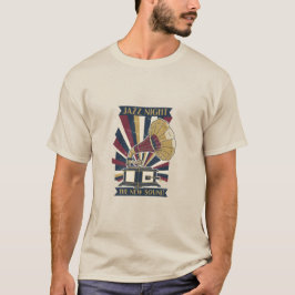 Phonograph Jazz Nacht T-Shirt