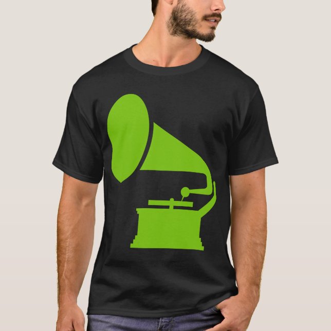 Phonograph - Martian Green T-Shirt (Vorderseite)