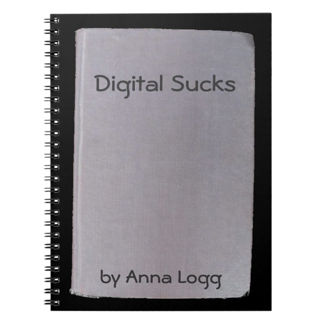 Phony book, lustiger Autor no.10 Analog Notizblock (Vorderseite)