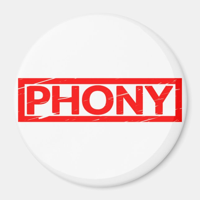 Phony Briefmarke Magnet (Vorne)