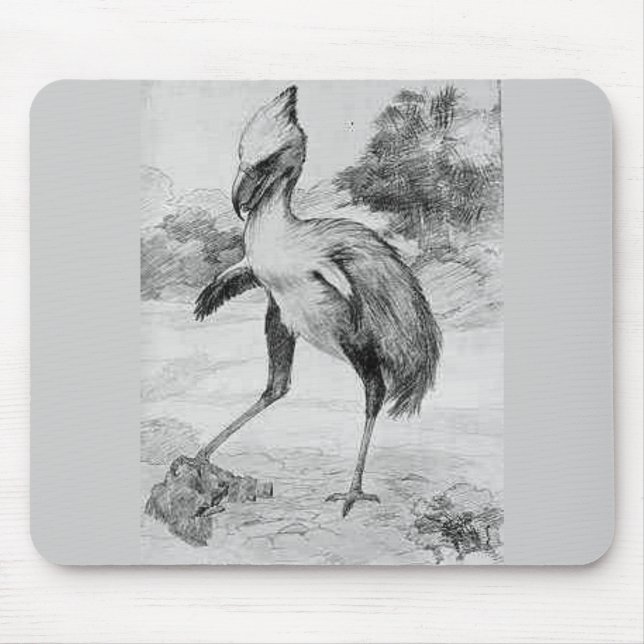 Phororhacos Terrorbird Mousemat Mousepad (Vorne)