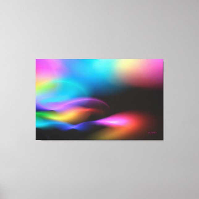 Phosphorescent Leinwanddruck (Vorderseite)