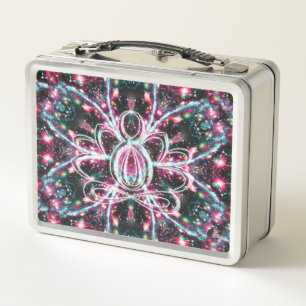 Phosphoreszenz Zen Lotus Metall Brotdose