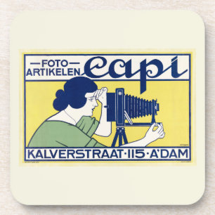 Photo Art Studio, Amsterdam, Vintage Style Getränkeuntersetzer