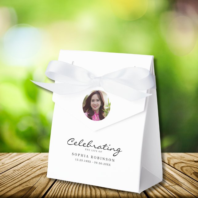 Photo Celebration of Life  Memorial Keepsake Geschenkschachtel (Von Creator hochgeladen)