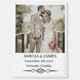 Photo Celtic Knot Wedding Save the Date Magnet
