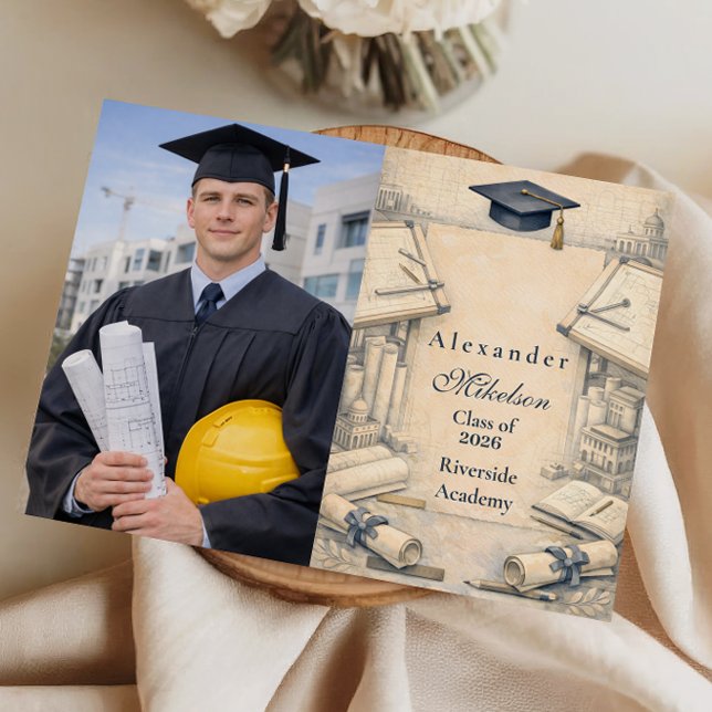 Photo Classical Architecture Graduation Ankündigung (Von Creator hochgeladen)