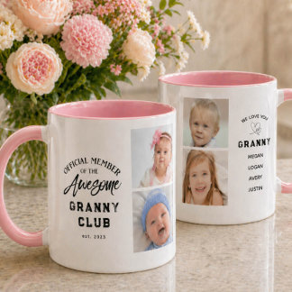Photo Collage Awesome GRANNY Mug Tasse