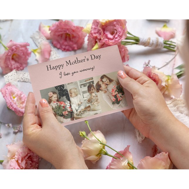 Photo Collage & Message - Personalized Gift |  Postkarte (Von Creator hochgeladen)