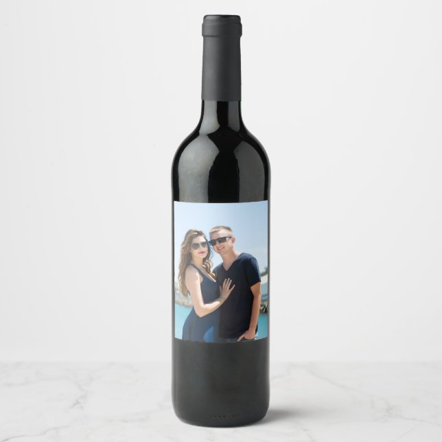 PHOTO CUSTOM WINE LABEL WEINETIKETT (Vorderseite)