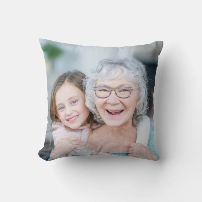 Photo Customised Pillow With Picture Throw Pillows Kissen (Vorderseite)