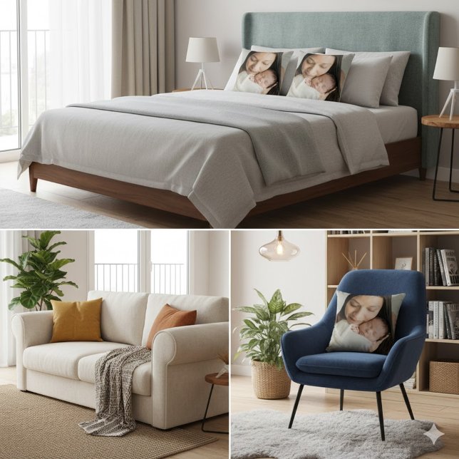 Photo Customised Pillow With Picture Throw Pillows Kissen (Von Creator hochgeladen)