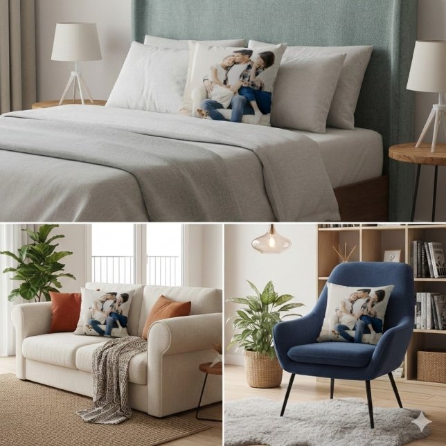 Photo Customised Pillow With Picture Throw Pillows Kissen (Von Creator hochgeladen)