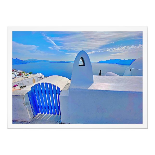 Photo Enlargement Greece santorini  Fotodruck (Vorne)
