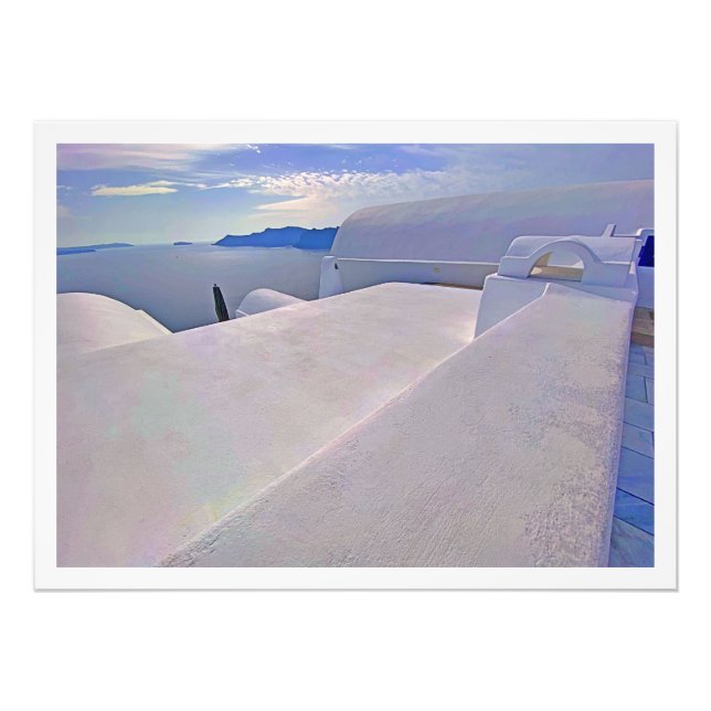 Photo Enlargement Greece santorini  Fotodruck (Vorne)