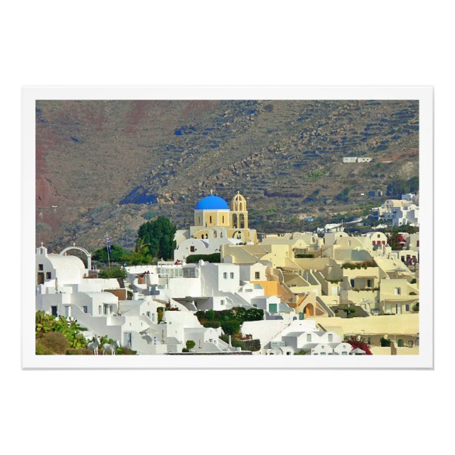 Photo Enlargement Greece santorini  Fotodruck (Vorne)