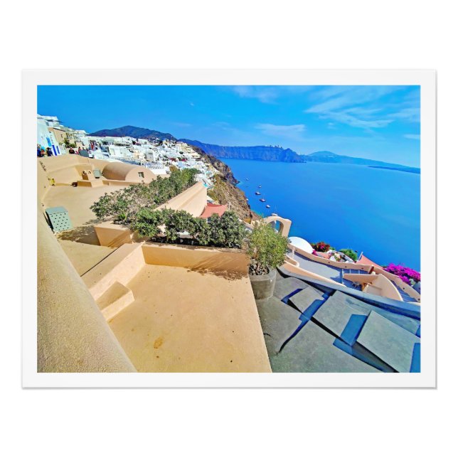 Photo Enlargement Greece santorini  Fotodruck (Vorne)