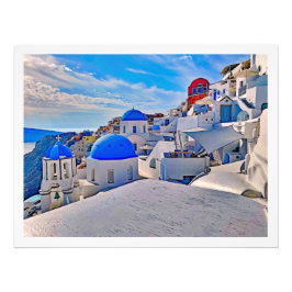 Photo Enlargement Greece santorini  Fotodruck