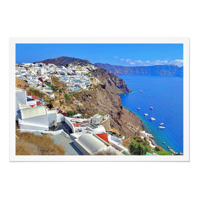 Photo Enlargement Greece santorini  Fotodruck (Vorne)