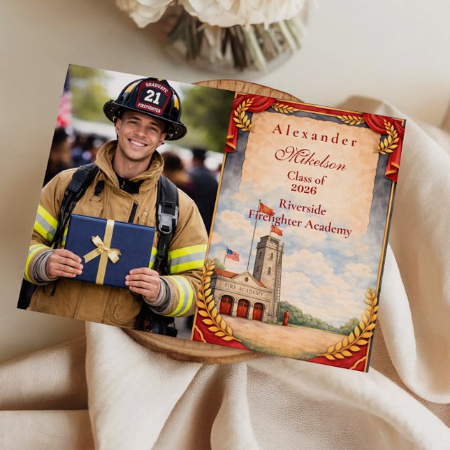 Photo First Responder Graduation Celebration Ankündigung (Von Creator hochgeladen)