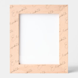 Photo Frame, Custom Name Handwritten, 8x10,  Geätzte Rahmen